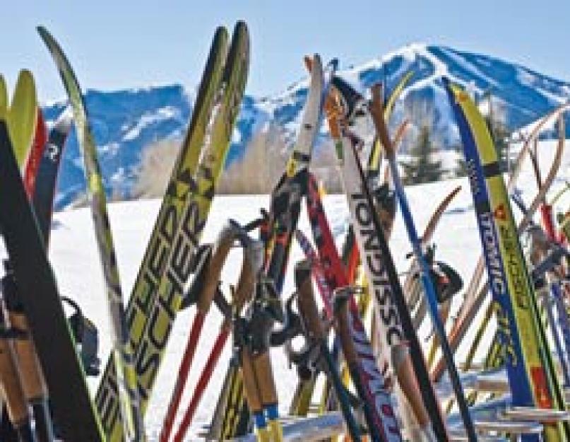 Лыжи для конькового хода отличаются. Выбираем беговые лыжи, лыжные ботинки, лыжные палки, лыжные мази